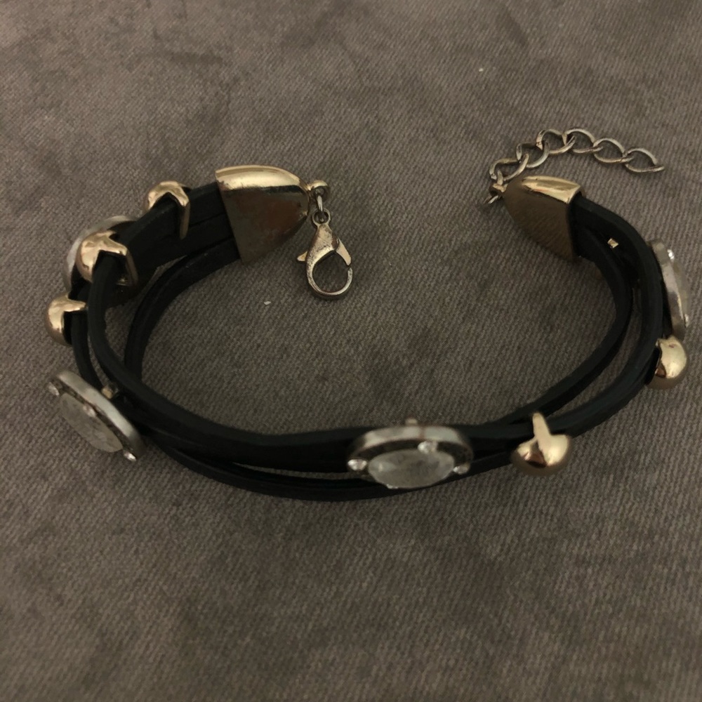 Black and gold bracelet
